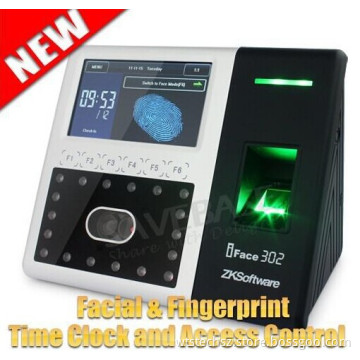 Facial & Fingerprint Recognition Time Attendance System with Access Control